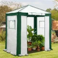 Eagle Peak Tragbares begehbares Gewächshaus mit Polyester-verstärkten Ecken, sofortiges Aufklappen, für drinnen und draußen, Gartenarbeit, Grünhaus, aufrollbare Eingangstür mit Reißverschluss und - Thumbnail 5