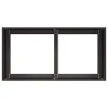 vidaXL Pflanzkübel Schwarz 80x40x40 cm Kaltgewalzter Stahl, Pflanzschale, Garten-Garten-Pflanzkübel, Outdoor-Pflanzgefäß, Hochbeet, Pflanzgefäß - Thumbnail 5