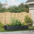 vidaXL Pflanzgefäß Schwarz 200x80x40 cm Stahl, Pflanzschale, Garten-Garten-Pflanzkübel, Outdoor-Pflanzgefäß, Hochbeet, Pflanzgefäß, Blumenkasten - Thumbnail 2