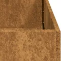 vidaXL Pflanzkübel Rostig 100x100x30 cm Wetterfester Stahl, Pflanztopf, Pflanzenständer, Hochbeet, Pflanzgefäßständer, Pflanzentablett, Gartenpflanzer - Thumbnail 9