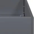 vidaXL Pflanzgefäß Anthrazit 120 x 40 x 40 cm Kaltgewalzter Stahl - Thumbnail 7