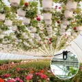 50x Gewächshausclips mit 50x S-Haken, Gewächshausclips mit hoher Tragkraft, Gartenpflanzen-Clips Pflanzenhalter Gewächshaus Clips Garten-Schattenrohr-Clips für Rankhilfe, Aufhängen, Pflanzen - Thumbnail 6