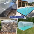 Plane Wasserdicht mit Ösen 2x3 Abdeckplane Transparent Durchsichtige Plastikfolie für Regenschutz & Winter Isolierung, Folie für Gewächshaus Außenbereich Garten Terrasse & Balkon Wetterfest - Thumbnail 7
