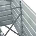 Myheimly Garten-Hochbeet Verzinkter Stahl 240×40×77 cm Braun - Thumbnail 4