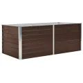 Myheimly Hochbeet 160 x 80 x 45 cm Verzinkter Stahl Braun - Thumbnail 2