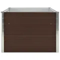 Myheimly Hochbeet 160 x 80 x 45 cm Verzinkter Stahl Braun - Thumbnail 3