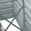 Myheimly Garten-Hochbeet Verzinkter Stahl 240×40×45 cm Braun - Thumbnail 4