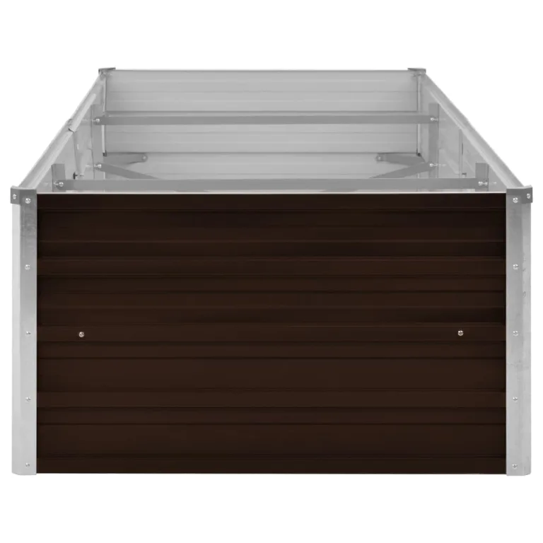 Myheimly Garten-Hochbeet Braun 240 x 80 x 45 cm Verzinkter Stahl – Bild 4