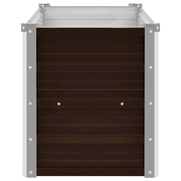 Myheimly Garten-Hochbeet Braun 160 x 40 x 45 cm Verzinkter Stahl – Bild 4