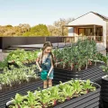 YITAHOME Outdoor Hochbeet Metall 240x61x43cm, Hochbeete-Kit aus Verdicktem Zink-Aluminium-Magnesium-Edelstahl-Metall Hochbeete für Garten mit Sicherheitsgummi für Gemüse, Blumen und Früchte (Grau) - Thumbnail 7