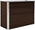 Garten-Hochbeet Braun 100 x 40 x 77 cm Verzinkter Stahl - Thumbnail 3