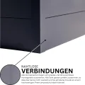 Premium Aluminium Hochbeet L 185x95x74 cm - Wetterfest, Robust & Pflegeleicht - Nut- und Feder-Hohlkammerprofile - Blumenbeet mit eleganten Design & Große Anbaufläche für Gemüse & Kräuter - Thumbnail 7
