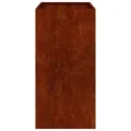 vidaXL Pflanzkübel Rostig 40x80x80 cm Wetterfester Stahl, Pflanztopf, Pflanzenständer, Hochbeet, Pflanzgefäßständer, Pflanzentablett, Gartenpflanzer - Thumbnail 10