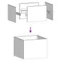 vidaXL Pflanzkübel Schwarz 40x40x30 cm Stahl, Pflanzschale, Garten-Garten-Pflanzkübel, Outdoor-Pflanzgefäß, Hochbeet, Pflanzgefäß, Blumenkasten - Thumbnail 6