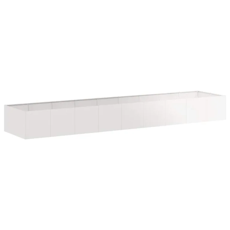 vidaXL Pflanzkübel 360x80x40 cm Edelstahl, Pflanzschale, Garten-Garten-Pflanzkübel, Outdoor-Pflanzgefäß, Hochbeet, Pflanzgefäß, Blumenkasten