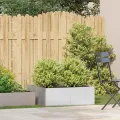vidaXL Pflanzkübel 80x80x30 cm Edelstahl, Pflanzschale, Garten-Garten-Pflanzkübel, Outdoor-Pflanzgefäß, Hochbeet, Pflanzgefäß, Blumenkasten - Thumbnail 2