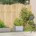 vidaXL Pflanzgefäß 40x40x30 cm Stahl verzinkt, Pflanzschale, Garten-Garten-Pflanzkübel, Outdoor-Pflanzgefäß, Hochbeet, Pflanzgefäß, Blumenkasten - Thumbnail 2