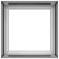 vidaXL Pflanzgefäß 40x40x30 cm Stahl verzinkt, Pflanzschale, Garten-Garten-Pflanzkübel, Outdoor-Pflanzgefäß, Hochbeet, Pflanzgefäß, Blumenkasten - Thumbnail 5