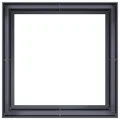 vidaXL Anthrazit Pflanzkübel 100x100x80 cm, Stahl, Outdoor, Modern, Hochbeet, Blumenkasten - Thumbnail 5