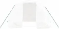 Gewächshaus mit Stahlrahmen Weiß 6 m² 3x2x2 m, Frühbeet, Tomatenhaus, Treibhaus, Greenhouse, Garten Zubehör - Thumbnail 5