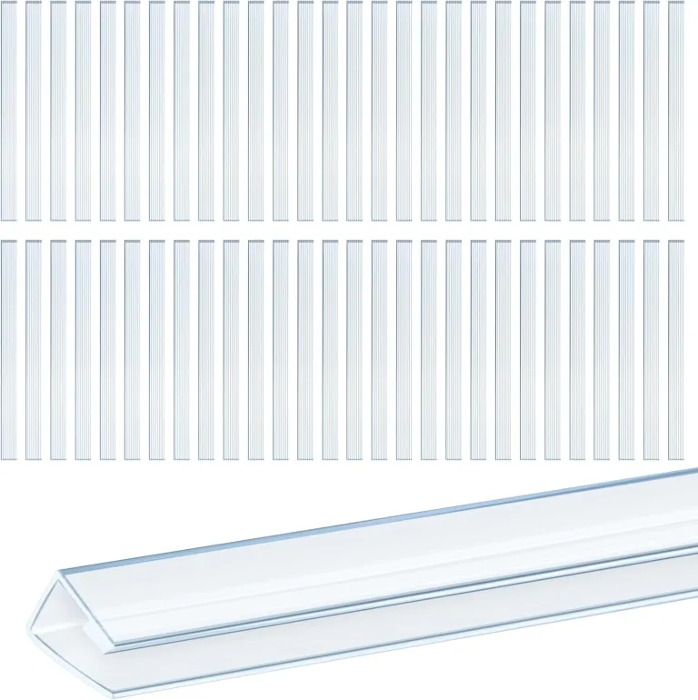 Polycarbonat-Gewächshausplatten, U-Steckverbinderprofil, U-Profil, U-K, U-Endkappe für Doppelwand-Gewächshausplatten, verhindert Staub, Regen, passend für 6 mm oder 4 mm Paneele, 6 m – Bild 1