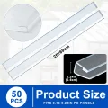 Polycarbonat-Gewächshausplatten, U-Steckverbinderprofil, U-Profil, U-K, U-Endkappe für Doppelwand-Gewächshausplatten, verhindert Staub, Regen, passend für 6 mm oder 4 mm Paneele, 6 m - Thumbnail 3