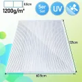 15x Polycarbonat Hohlkammerstegplatten 8mm Doppelstegplatte für Gewächshaus (60.5 x 121cm) | 1.2kg/m² Gewächshausplatte UV-beständigen für Gewächshaus Garten Treibhaus Ersatzplatten - Thumbnail 7