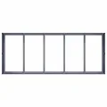 vidaXL Pflanzgefäß Anthrazit 200x80x40 cm Stahl, Pflanzschale, Garten-Garten-Pflanzkübel, Outdoor-Pflanzgefäß, Hochbeet, Pflanzgefäß, Blumenkasten - Thumbnail 5