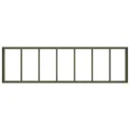 vidaXL Pflanzgefäß Olivgrün 280x80x40 cm Stahl, Pflanzschale, Garten-Garten-Pflanzkübel, Outdoor-Pflanzgefäß, Hochbeet, Pflanzgefäß, Blumenkasten - Thumbnail 5