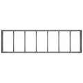 vidaXL Pflanzgefäß Anthrazit 280x80x40 cm Stahl, Pflanzschale, Garten-Garten-Pflanzkübel, Outdoor-Pflanzgefäß, Hochbeet, Pflanzgefäß, Blumenkasten - Thumbnail 5