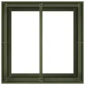 vidaXL Pflanzgefäß Olivgrün 80 x 80 x 80 cm aus Stahl, Pflanztopf, Pflanzenständer, Hochbeet, Blumenkasten, Pflanztablett - Thumbnail 6
