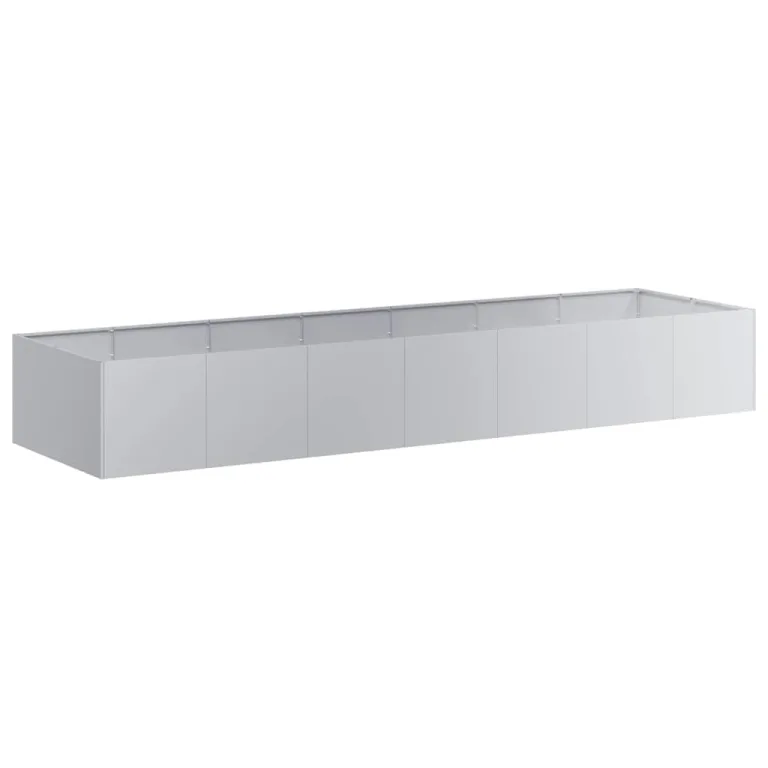 vidaXL Pflanzkübel 280x80x40 cm Verzinkter Stahl, Pflanzschale, Garten-Garten-Pflanzkübel, Outdoor-Pflanzgefäß, Hochbeet, Pflanzgefäß, Blumenkasten – Bild 1