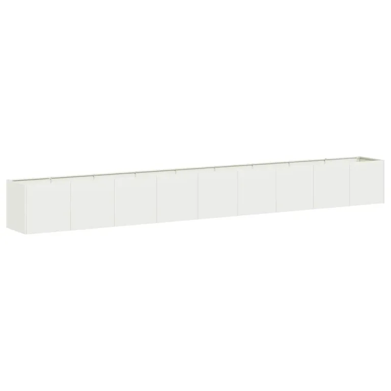 vidaXL Pflanzkübel Anthrazit 280x40x40 cm Kaltgewalzter Stahl, Pflanzschale, Garten-Garten-Pflanzkübel, Outdoor-Pflanzgefäß, Hochbeet, Pflanzgefäß – Bild 9