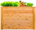 WESTMANN Hochbeet aus Lärchenholz | 100x65x66 cm Natur | Kräuterbeet für den Außenbereich | Holzhochbeet zum Bepflanzen von Gemüse & Kräutern - Thumbnail 4