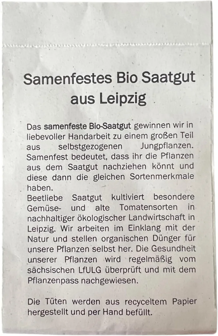 BIO-Tomatensamen Dattelomate "Taubenherz" Samenfest, Süß-Würziger Geschmack, Perfekt für Freiland & Gewächshaus – Bild 4