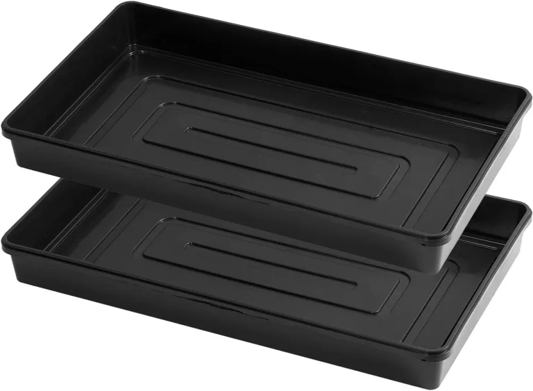 Gewächshaus-Wanne 55,5x31,5x6,5 cm, 10 Stück, Pflanzschale Kunststoff, Transportschale, Anzuchtschalen ohne Bodenlöcher - Ideal für Pflanzen, Anzuchten, Garten – Bild 7