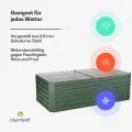 blumfeldt High Grow Straight Hochbeet, 1200 L Metall-Hochbeet Aus Wetterfestem Galvalume-Stahl Für Blumen, Kräuter & Gemüse – Rostbeständig, Offene Bodenstruktur, Einfacher Aufbau - Thumbnail 2