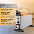 Heidenfeld elektrische Konvektorheizung HL200 | ???? ???????????????????? ???????????????????????????????? - 2000 Watt - Konvektor - Thermostat - Frostwächter - Elektroheizung - Heizung - Heizlüfter - Bis 25 m² (Mit Turbo) - Thumbnail 2