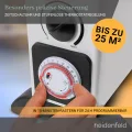 Heidenfeld elektrische Konvektorheizung HL200 | ???? ???????????????????? ???????????????????????????????? - 2000 Watt - Konvektor - Thermostat - Frostwächter - Elektroheizung - Heizung - Heizlüfter - Bis 25 m² (Mit Turbo) - Thumbnail 4