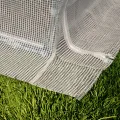 TOOLPORT Foliengewächshaus Gewächshaus 2x3m Premium mit schwenkbarer Türkonstruktion PE-Plane 180 g/m² weiß transparent - Thumbnail 7