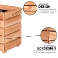 Mega Holz Pflanzkübel MODULO 90x30x39 cm (BxTxH) - wetterfester Blumenkasten aus heimischen Lärchenholz - Blumenkübel aus witterungsbeständiger Lärche für Garten, Terrasse und Balkon, Modular, Holz - Thumbnail 2