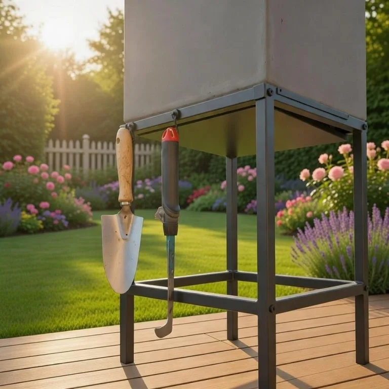 Pflanzwerk Pflanzkübel Hochbeet Gestell Elevate 60x44cm für Garten Terrasse und Balkon Blumenkübel - Pulverbeschichteter Edelstahl - Rostfrei - Premiumqualität - Frostsicher - 2 Jahre Garantie – Bild 4