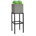 Pflanzwerk Pflanzkübel Hochbeet Gestell Elevate 60x44cm für Garten Terrasse und Balkon Blumenkübel - Pulverbeschichteter Edelstahl - Rostfrei - Premiumqualität - Frostsicher - 2 Jahre Garantie - Thumbnail 8