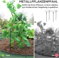 Outsunny 2er-Set Hochbeet aus Stahl, Pflanzbeet Frühbeet Gartenbeet Blumenkasten stapelbar, Pflanzkasten Gemüsebeet 181x93x30cm für Garten Balkon, Pflanzkübel für Blumen, Pflanzen, Gemüse - Thumbnail 4
