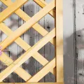 Outsunny Hochbeet mit Spalier, Blumenhochbeet aus Tanneholz, Pflanzbeet mit Rankgitter, Frühbeet mit Regale, Gartenbeet Pflanzkübel Pflanzkasten für Terrasse, Garten, 76 x 33 x 177 cm - Thumbnail 9