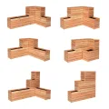 Mega Holz Hochbeet MODULO 60x30x75 cm (BxTxH) - Wetterfester Pflanzkübel aus Holz für Innen- und Außenbereich - Blumenkübel aus witterungsbeständiger Lärche für Garten, Terrasse und Balkon, Modular - Thumbnail 7