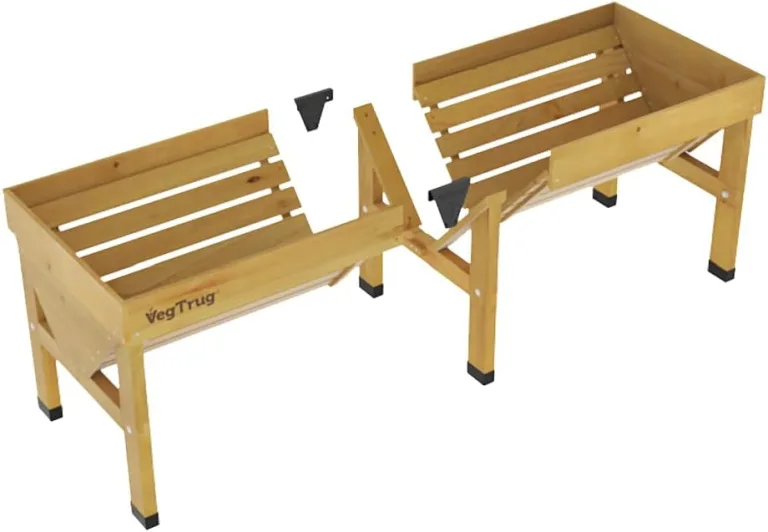 VegTrug Classic V2 1,8m Hochbeet, Natur, Pflanztiefe für flach und tief wurzelndes Gemüse, 100% FSC zertifiziertes Holz, 183 x 76 x 80 cm – Bild 4
