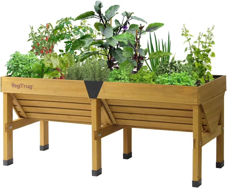 VegTrug Classic V2 1,8m Hochbeet, Natur, Pflanztiefe für flach und tief wurzelndes Gemüse, 100% FSC zertifiziertes Holz, 183 x 76 x 80 cm – Bild 1