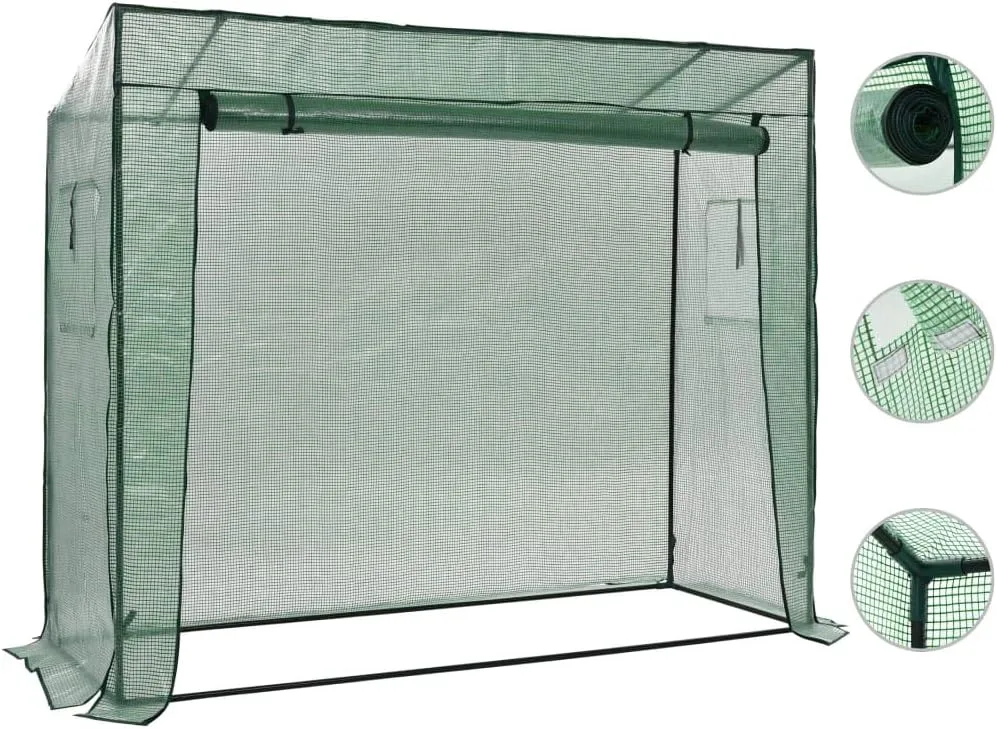 Begehbares Gewächshaus 200 x 80 x 173 cm, Frühbeet, Tomatenhaus, Treibhaus, Greenhouse, Garten Zubehör - Bild 1