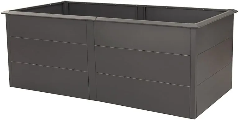 WESTMANN Hochbeet inkl. Aussaatkalender | Metall Hochbeet Primus XL | Inkl. Schneckenschutz | Anthrazit | 200x100x77 cm – Bild 4